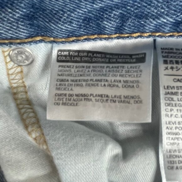 Levis Mens 550 Jeans Light Wash Size 38x32 - Picture 7 of 13